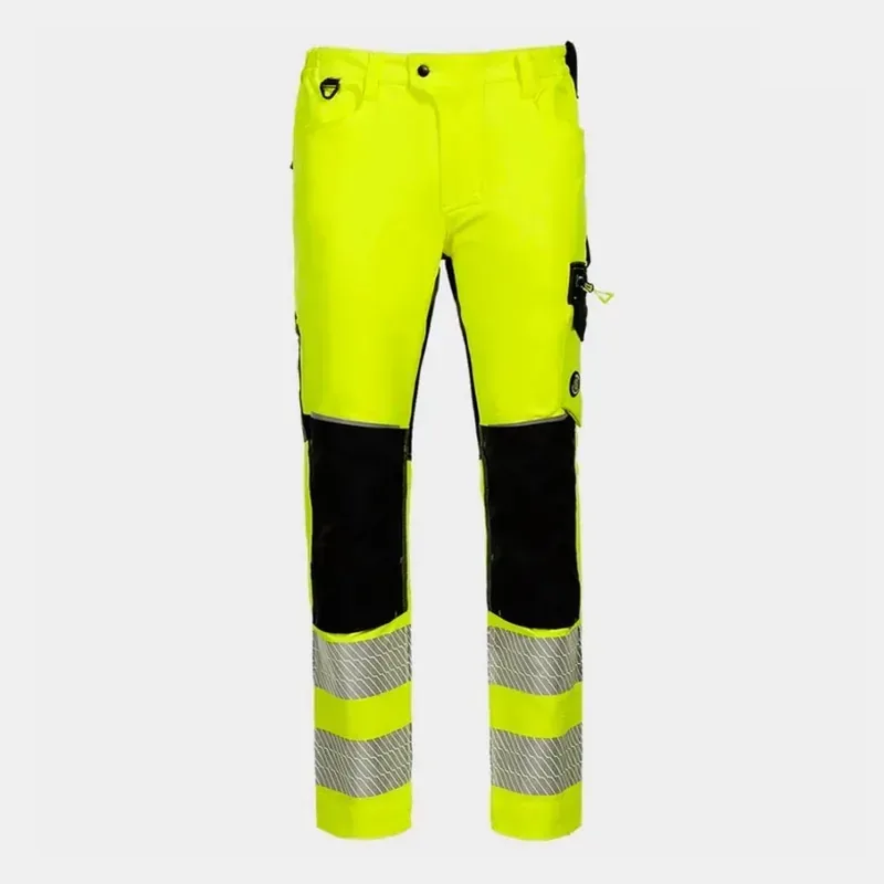 High-Visibility Hose Gelb, Vorderansicht